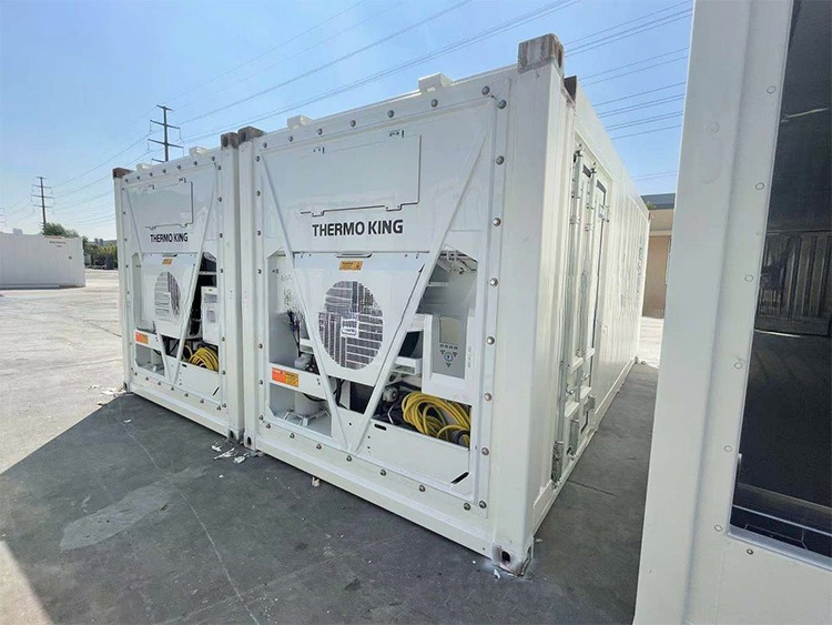 20ft DNV 2.7-1 Standard Dual Temperature Offshore Reefer Container Frozen Fresh 2 Rooms Main Circuit 3 Phase Competitive