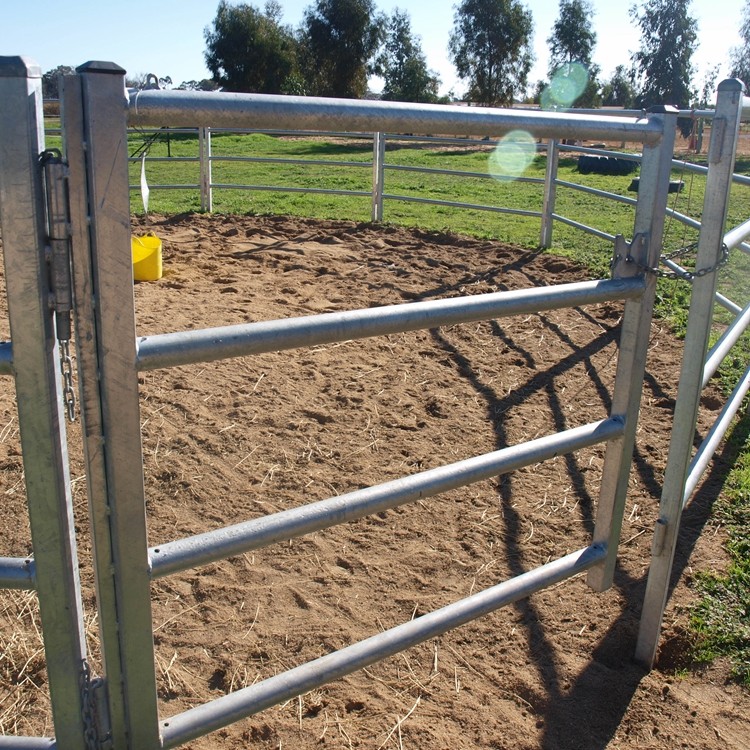 Hot Dipped Galvanized Knotted Cattle Yard Panels For Sheep And Goat