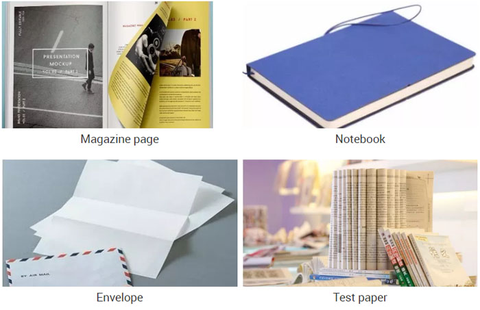 Mix Pulp 53gsm 55gsm Opaque White Offset Book Paper 635 * 965mm Sheets
