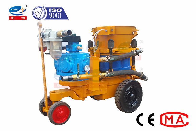 Pneumatic Motor Concrete Shotcrete Machine For Hydroelectric Works