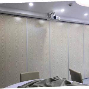 Quality Office Sliding Movable Partition Walls Melamine MDF Surface Sound Insulation for sale