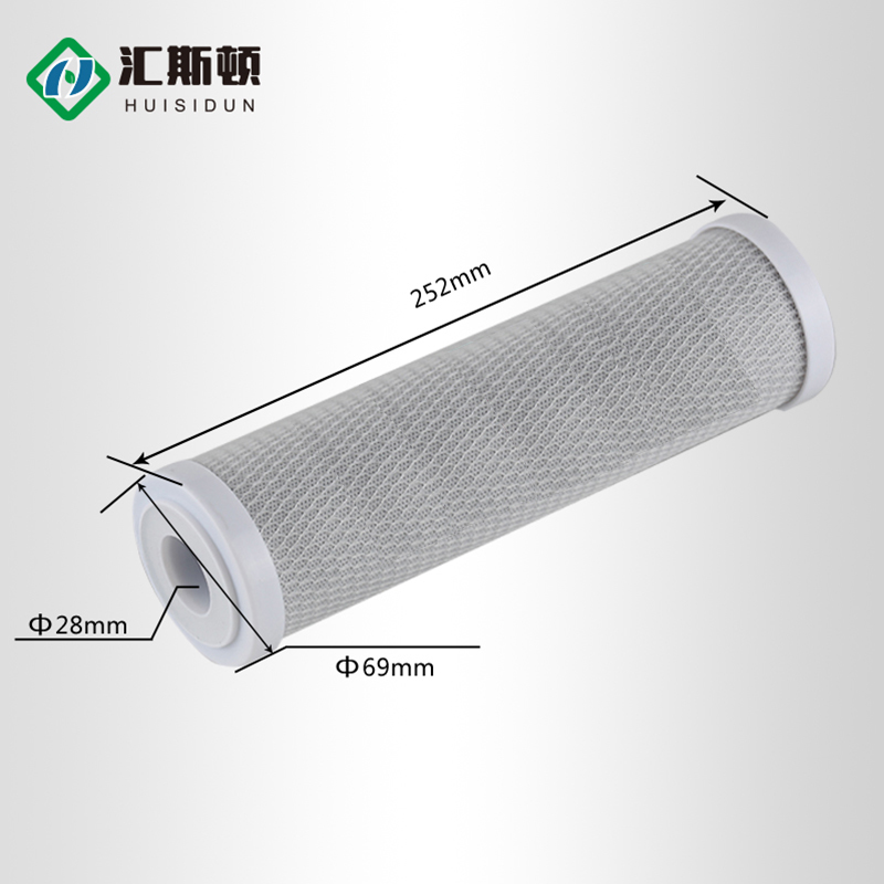 10 inch UDF Coconut Shell CTO Activated Carbon Block Filter for Whole House Water Purification System