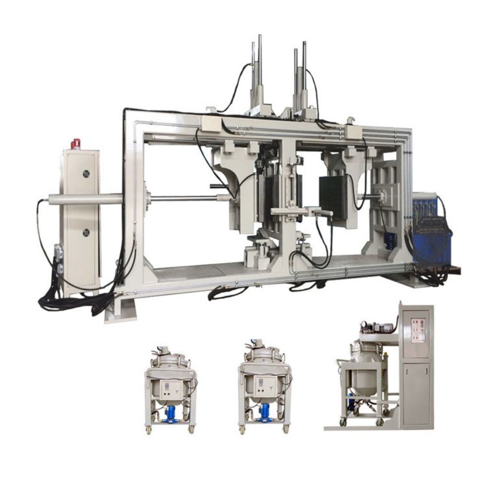 Transformer bushing insulator APG clamping machine