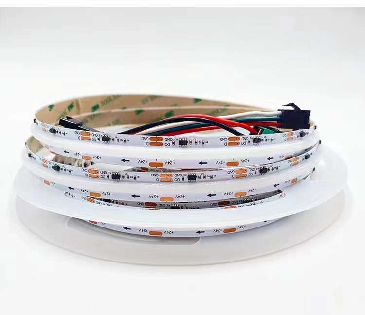 Magic Chasing RGB Ws2811 RGBIC Flex Linear COB LED Soft Lighting 24V DC Waterproof For Indoor Outdoor