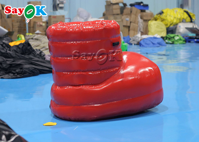 Inflatable Lawn Games 1.6x1.2x0.9m Airtight Inflatable Shoes For Team Competition