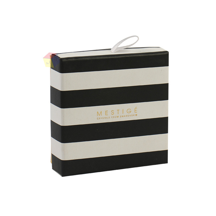 Cheap Custom Logo Small 2 Piece Lid And Base Gift Necklace Paper Box For Jewelry Packing
