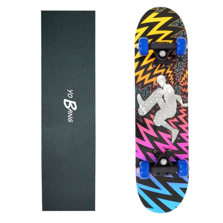 YOBANG spider man Mini Cruiser Skateboard PP truck PVC lighting wheel for boys