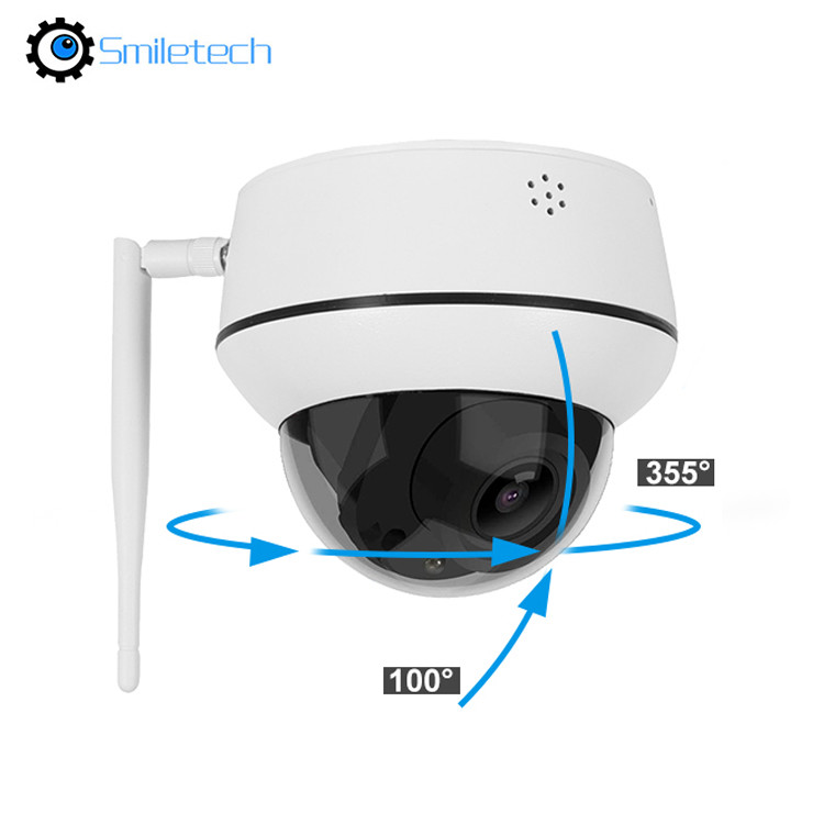 Indoor 5MP IR WIFI PTZ camera speaker starlight color night vision 5X 1080p network WIFI speed dome surveillance camera