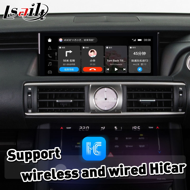 Wireless Android Auto Carplay Interface For Lexus IS200T IS300H IS350 F Sport IS 200T Mouse Control 2017-2020
