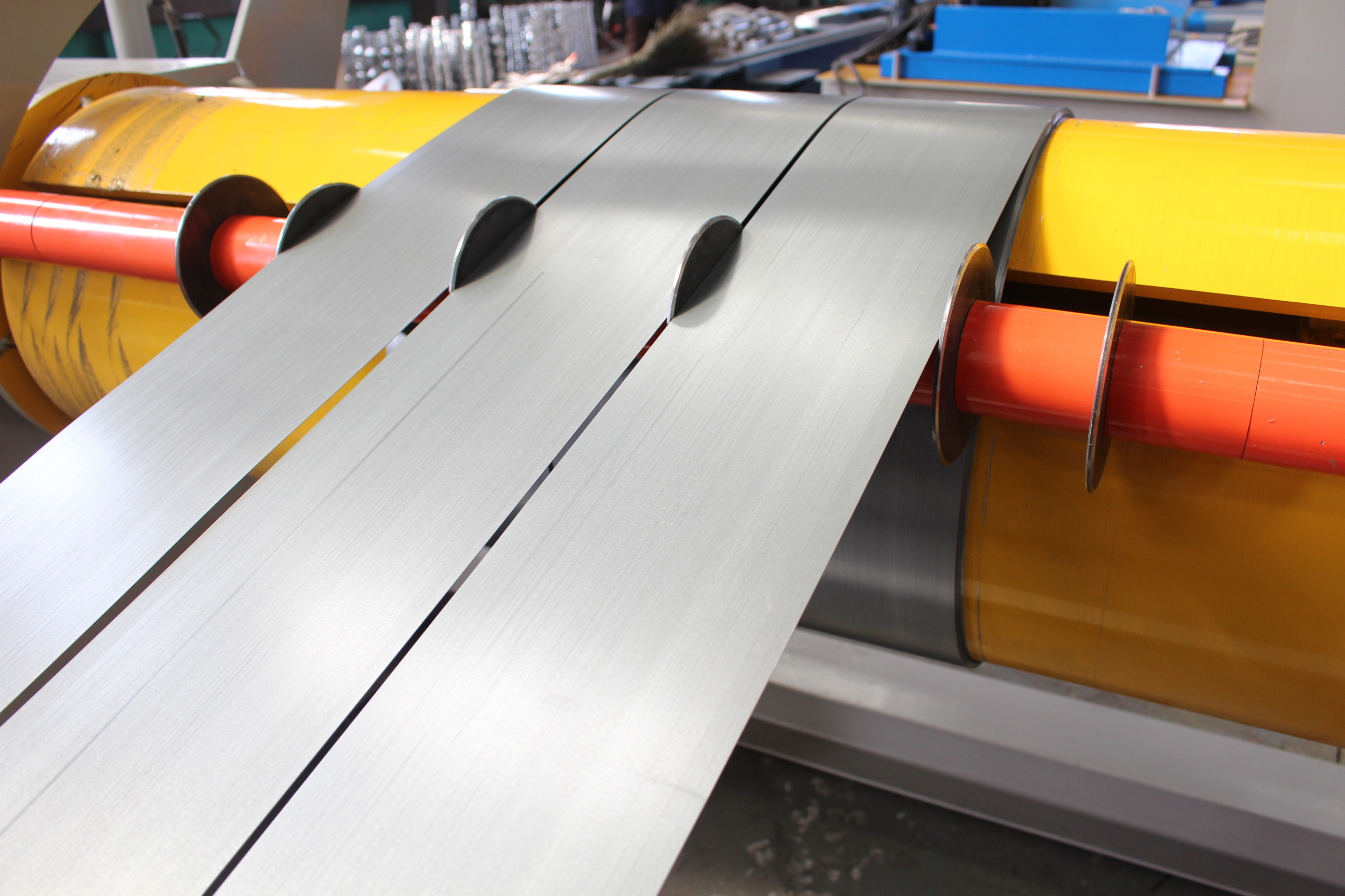 30m/Min Steel Coil Cut To Length And Slitting Line With Decoiler And Recoiler