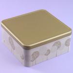 Square Food Tin Box Containers For Holiday Collection