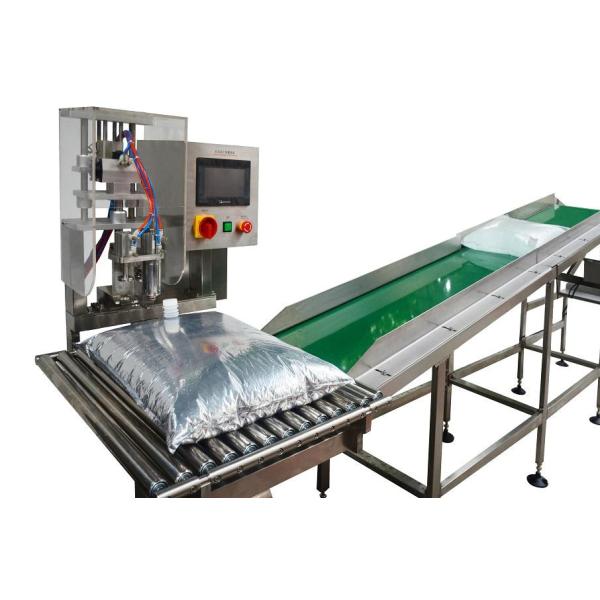 Customized Non-Aseptic BIB Filling Machine SUS304/316 For 1-25L Bag In Box Oil/Juice/Sauce Filler With PLC