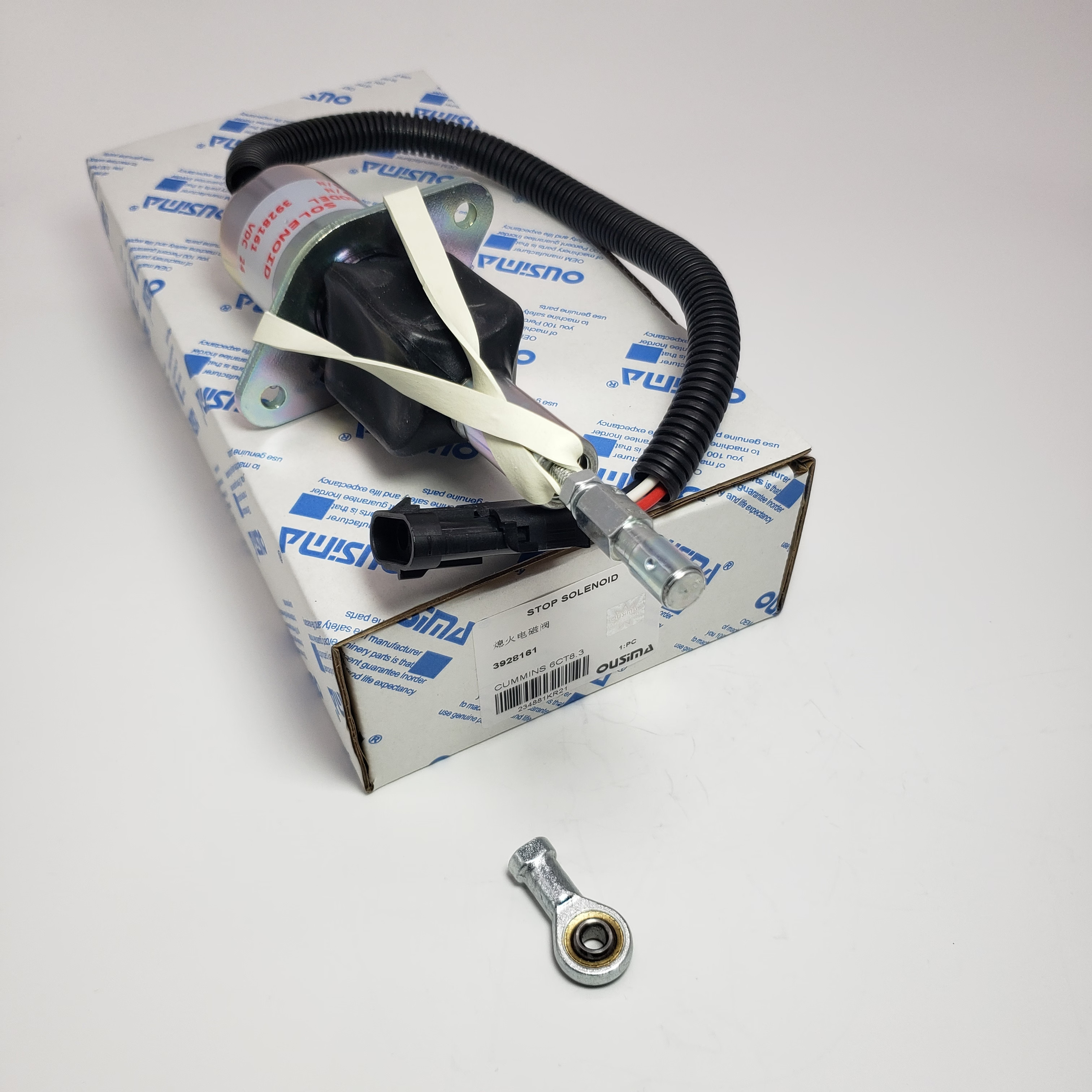 Diesel Engine Shutoff Solenoid Valve 3928161 For CUMMINS 6CT8.3