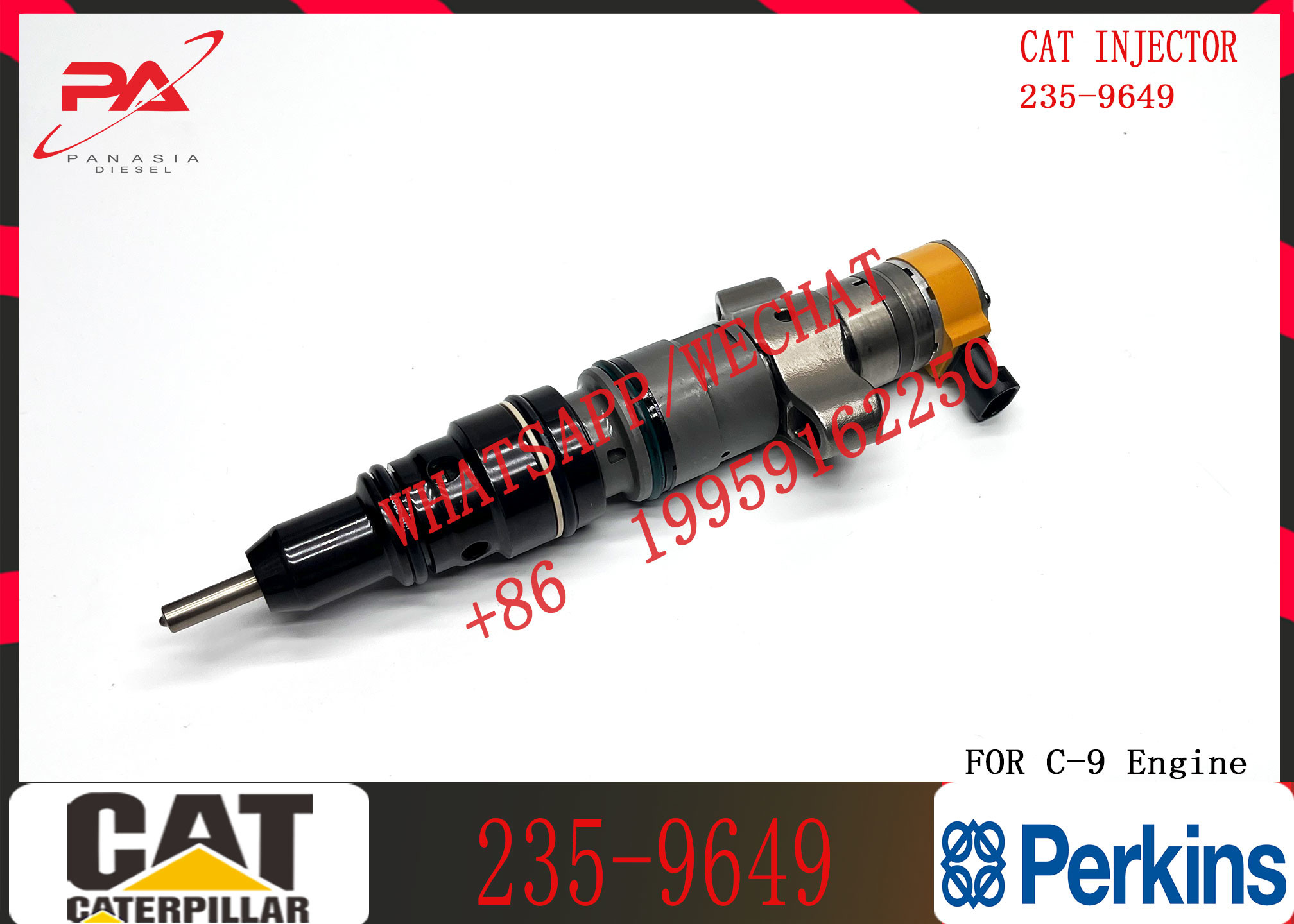 Diesel Fuel Injector 235-2888 10R-7224 236-0962 217-2570 10R-7225 235-9649