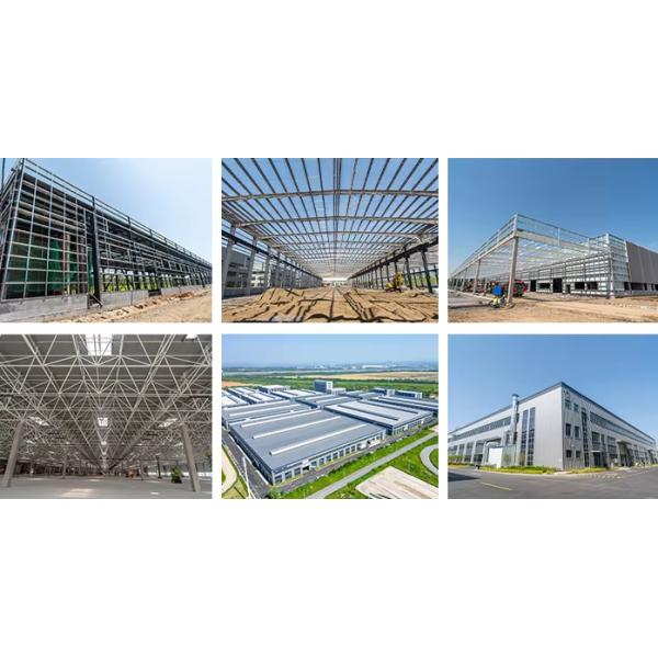 Large Scale Multi Span Steel Buildings Assembly Plant Logistics Center