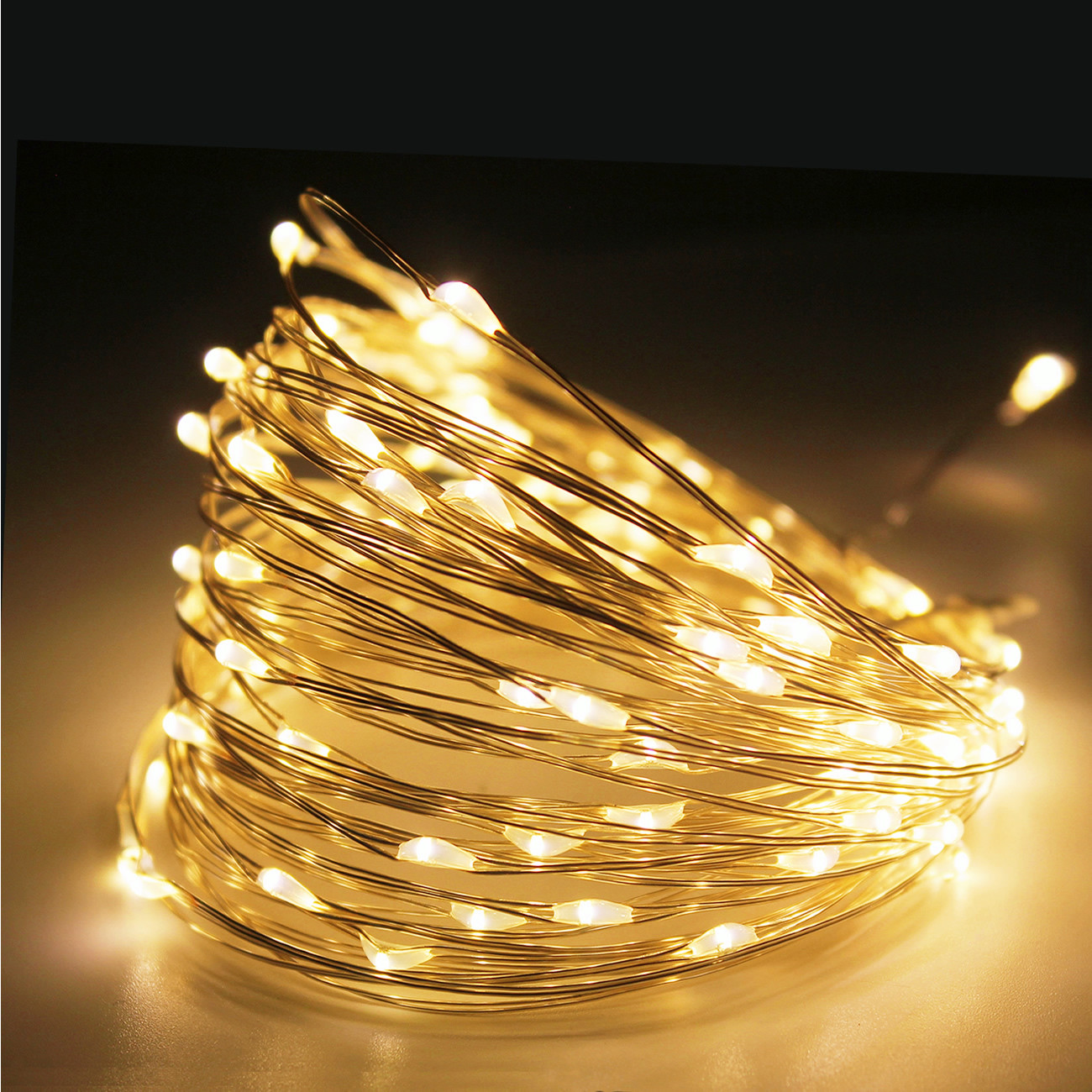 Decorative Blue Christmas Lights Battery Operated 20m length IP44 28V