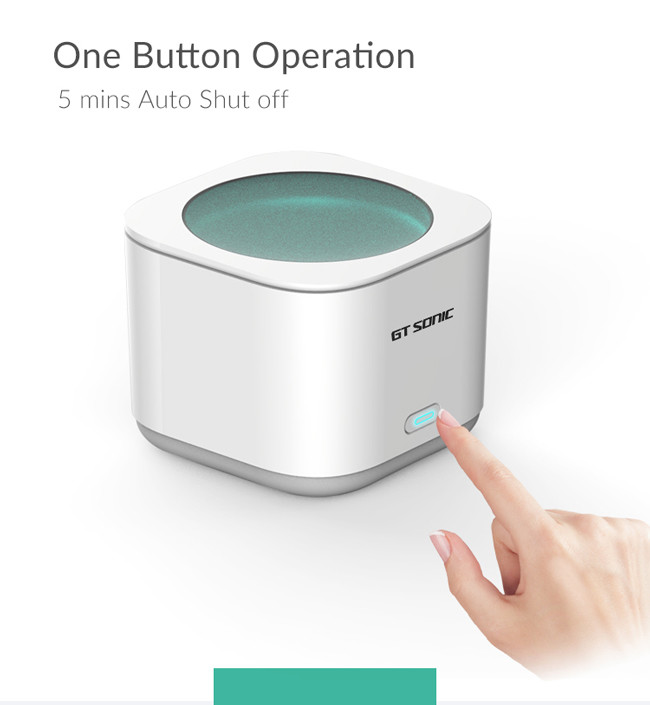 Portable Wave SONIC Jewelry Cleaner , Household Ultrasonic Washer 10w 40kHz 2A