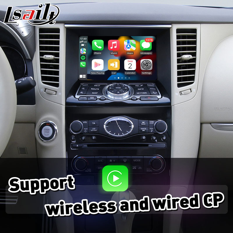 Lsailt Wireless Android Auto Carplay Interface for Infiniti FX FX30dS FX35 FX37 FX50 2008-2013 Year