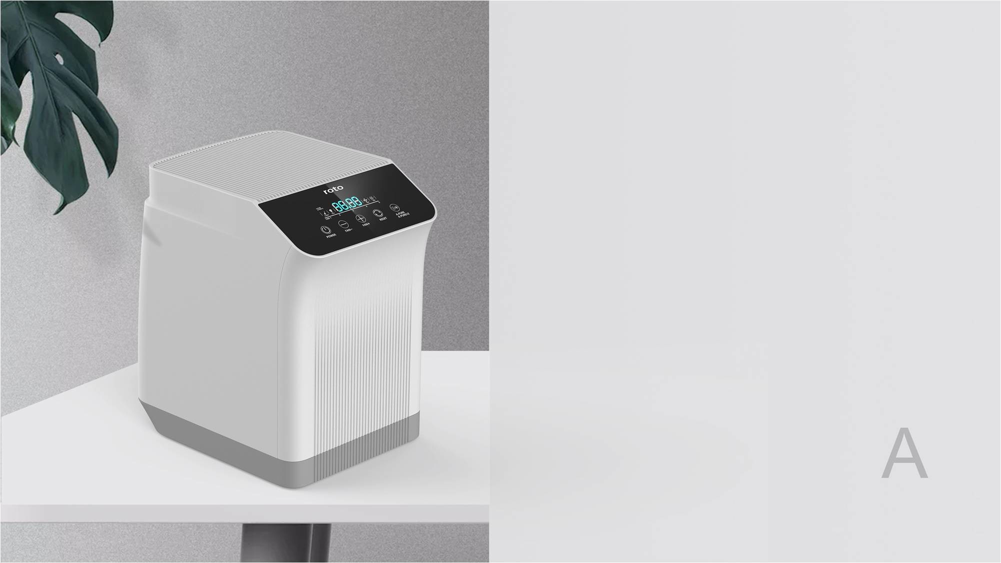 Home PM2.5 Duct Air Cleaner Hepa And Carbon Filter Air Purifier With Digital Display