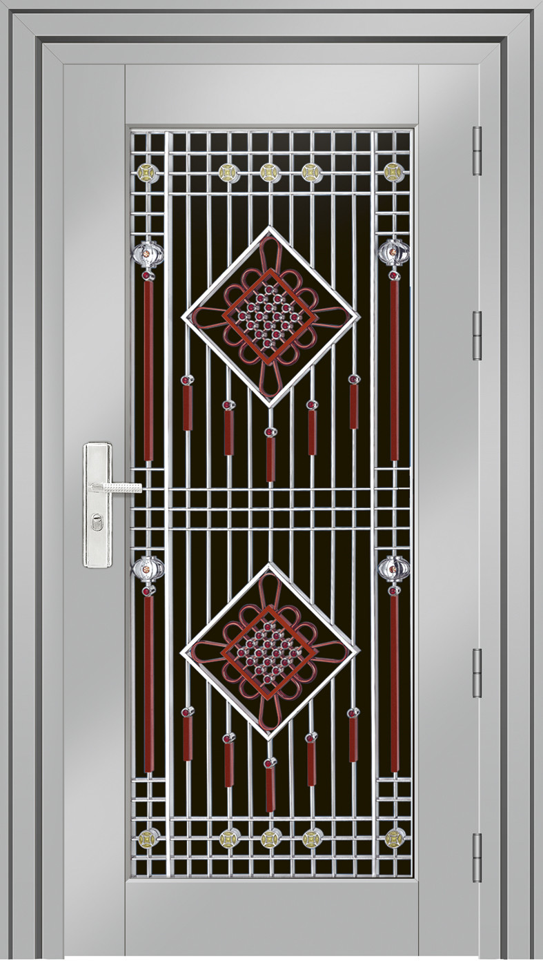 Residential 180 Minutes Fire Rated Security Doors Break Resistance