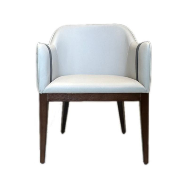 Hotel Furniture Wholesale Home Dining Room Luxury Solid Wood Chair with Armrest