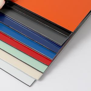 Quality PE Core 0.3mm Fire Proof ACP Sheet Cladding ISO Advertising for sale