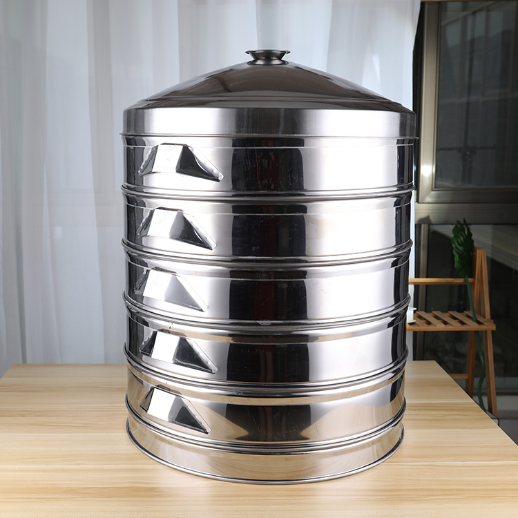 Large stainless steel style 47cm steamer hotel restaurant food steamer 52cm