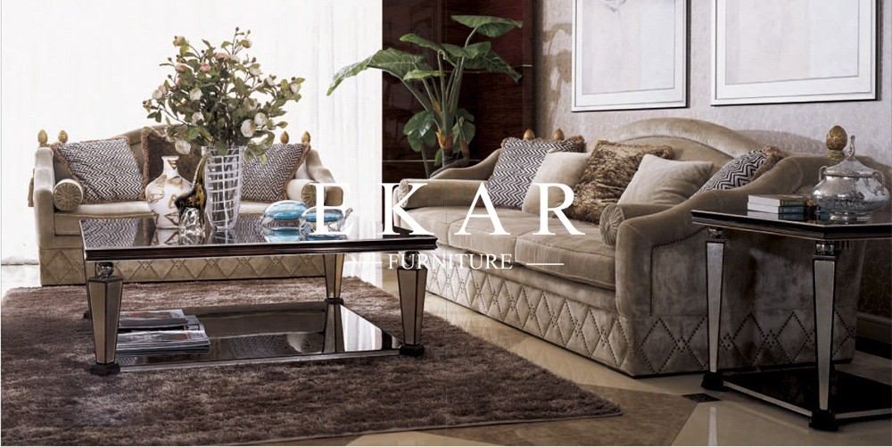 Royal Living Room Furniture Luxury Fabric Arab Sofa Sets Designs MKBN-KS2302-002-001