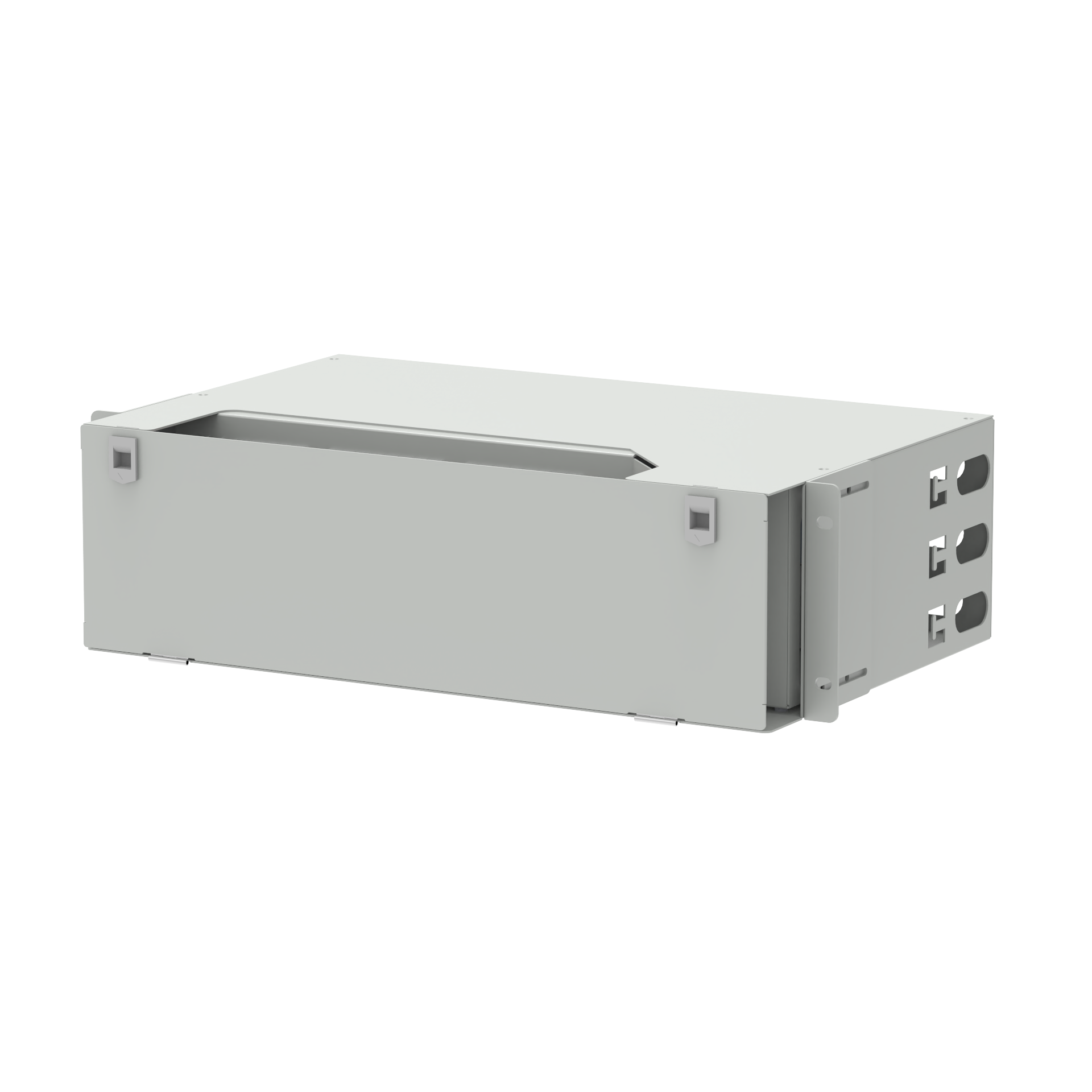 Sub Optic Distribution Frame for 96 Cores Fiber Optic Equipment Gray/Black LC UPC Type