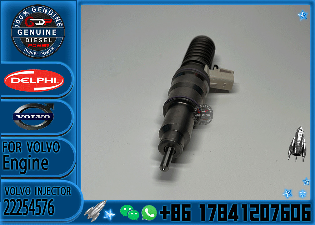 Original Diesel Fuel Injector 21977918 BEBE4P02001 BEBE4P03001 22254576 E3.27 For Volvo Injector MD13 EURO 6