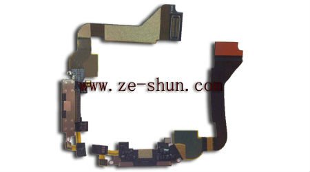 mobile phone flex cable for iphone 4G plun in(Black)