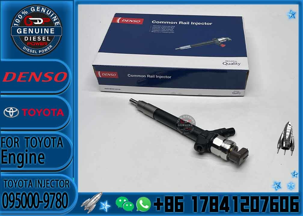 New Diesel Fuel Injector 095000-9730 095000-9780 for TOYOTA 23670-51031 1VD-FTV 23670-59035, 23670-59036,