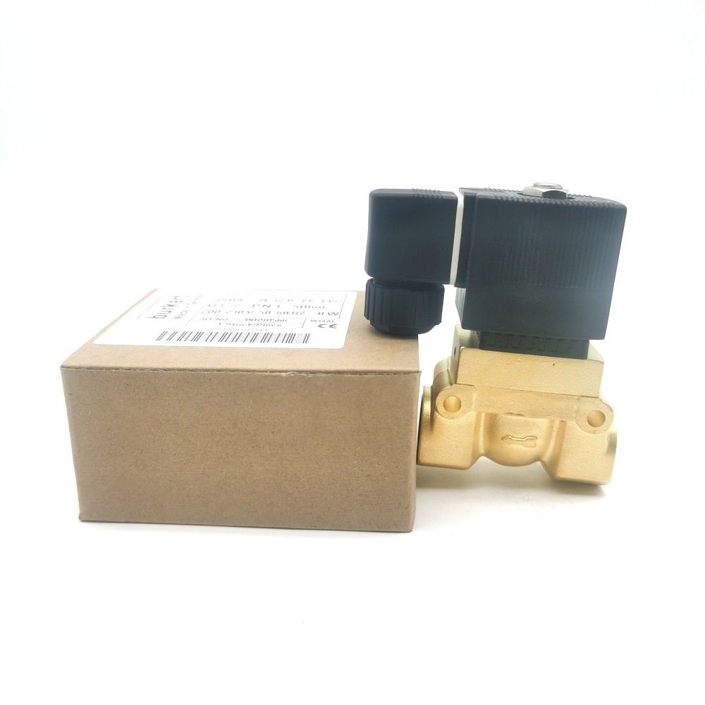BURKERT Direct Acting 00137540 G1/4 Inch 2.0 Flow Hole FKM Seal 220VAC