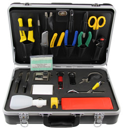 Deluxe Fiber Optic Splicing Tool Kit KF - 6500 , Fiber Optic Installation Tools