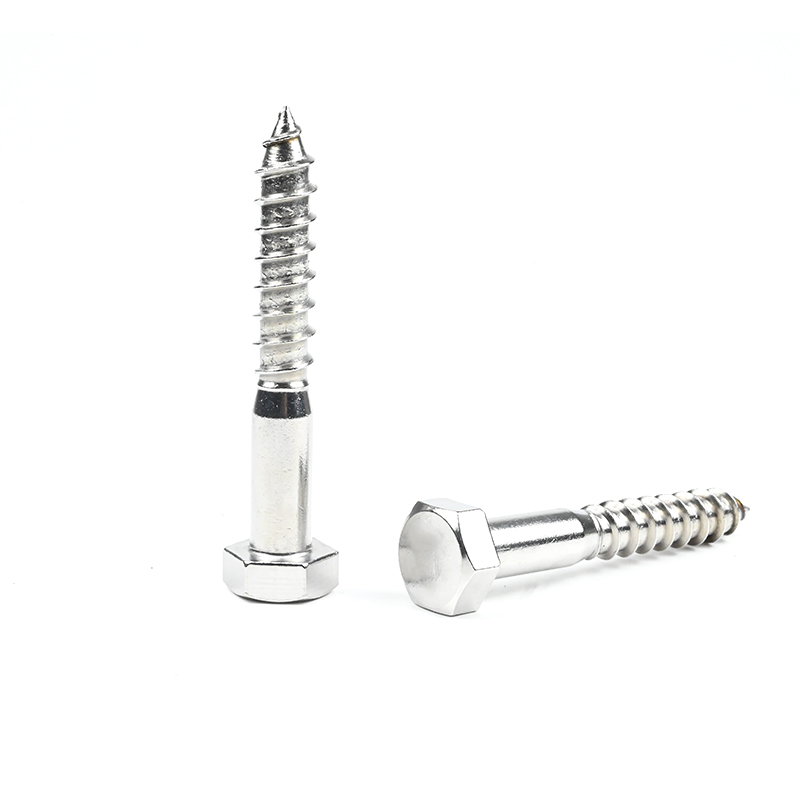 Easy and Quick Installation Stainless Steel Hexagon Head Wood Screw for Construction
