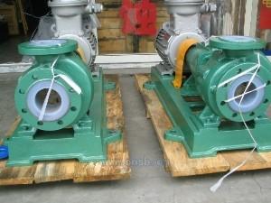 Quality IHF  PTFE lined centrifugal chemical process pump transfer sulfuric acid pump for sale