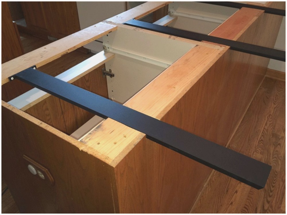 Customized Home Kitchen Marble Countertop Support with Heavy Duty Single-side Bracket