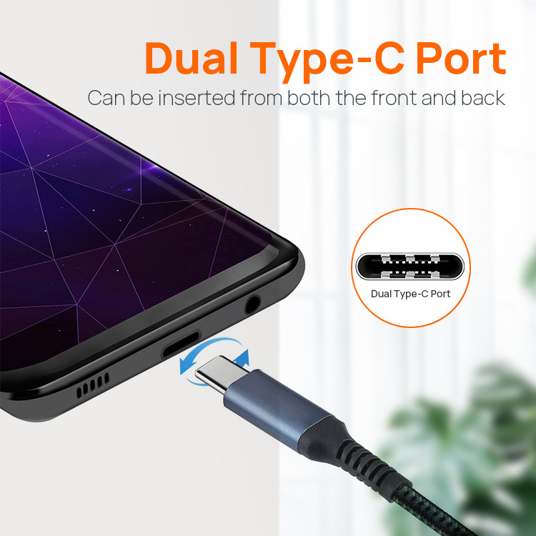 Right Angle USB 3.2 Gen 1 Type C To USB C Cable 5A Thunderbolt 1m 3m 5m 16ft