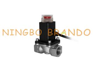 China 9V 12V Emergency Automatic Shut-Off Solenoid Valve For Gas Line 1 1/2 3/4 Inch on sale