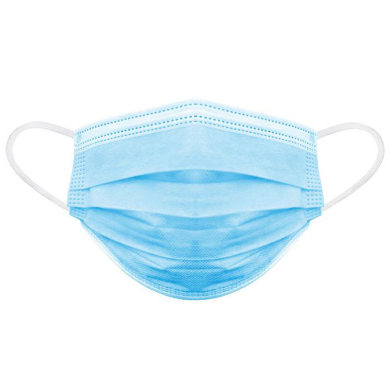 Low Breathing Resistance Sterile Face Mask Non - Irritating Adjustable Nose Piece