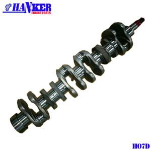 Quality Ductile Casting Iron H07D Hino Crankshaft With High Hardness for sale