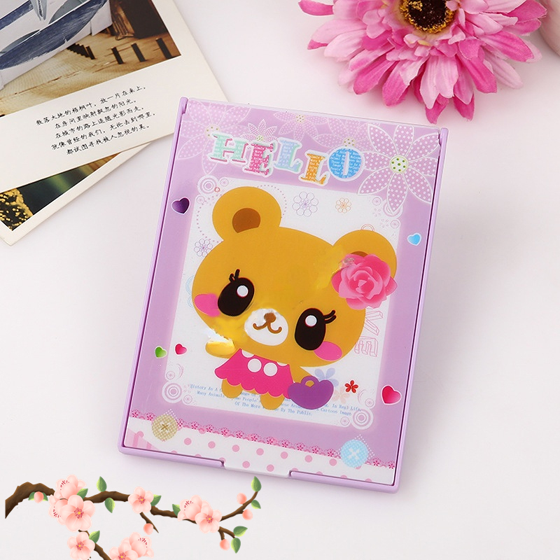 Customized Fashion Design Square Desktop Makeup Mirror with Processing Flexibility