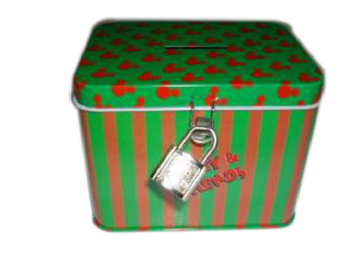 Pretty Design Square Tin Can Metal For Gift Packaging 117*92*88hmm Ecofriendly