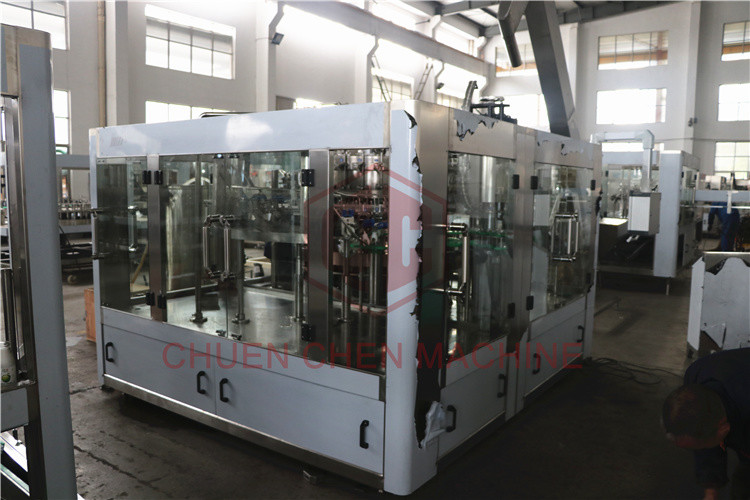 32 Head 10000BPH Beer Bottle Filling Machine , Glass Bottling Capping Machine