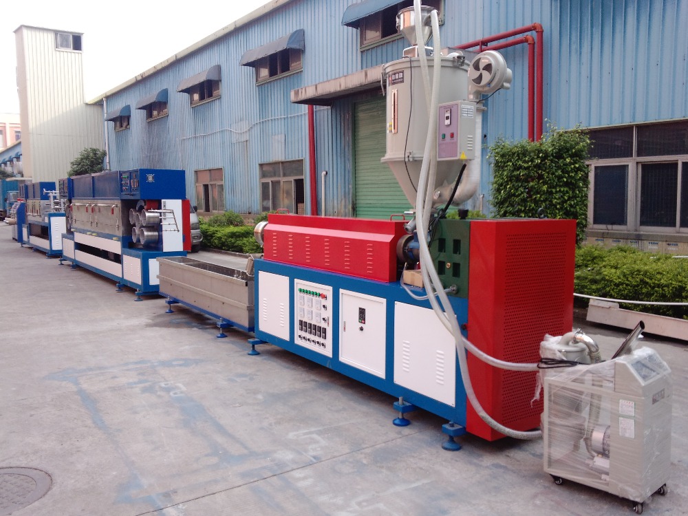 0.4-1.2mm PP Packing Strap Making Machine Double Screw Extrusion Production Line