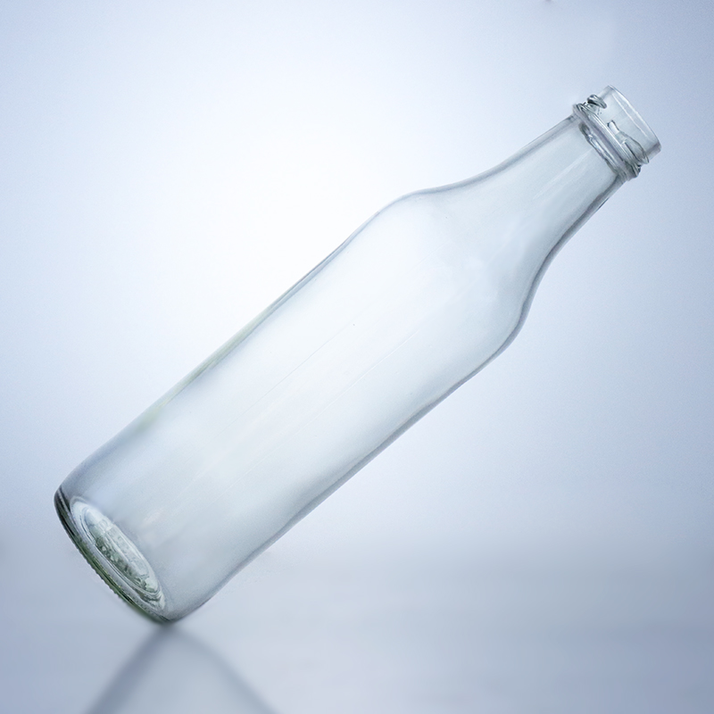 Clear Whisky Vodka Glass Bottle Unique 650ml Special-Shaped with Screw Top Finish