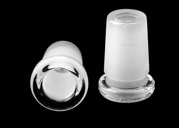 Clear Glass Bongs Accessories 18mm Male To 14mm Female Reducer Mini Converter