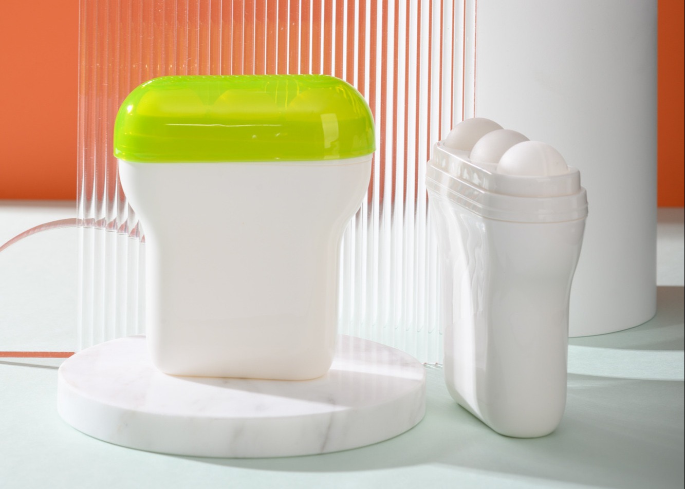 120ml Empty PP Plastic Cosmetic Jars Anti - Perspirant Bottle With Label