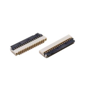 Quality Bottom Contact Flip Type 0.3 mm Pitch FPC Connector 13-51 Pin FFC ZIF Connector for sale