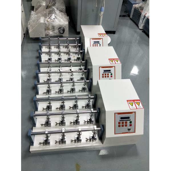 ISO 108 12 Samples BALLY Flexometer Test Machine for Fabric / Leather